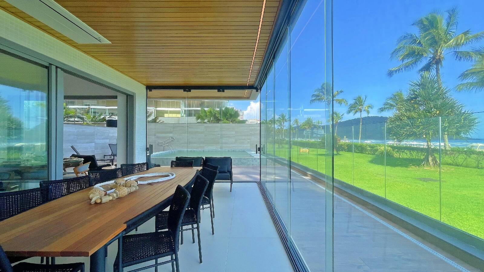 Magnífico Apartamento Garden à beira-mar no módulo 7 da Riviera
