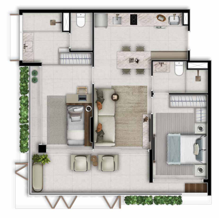 Apartamento, 2 quartos, 72 m² - Foto 18
