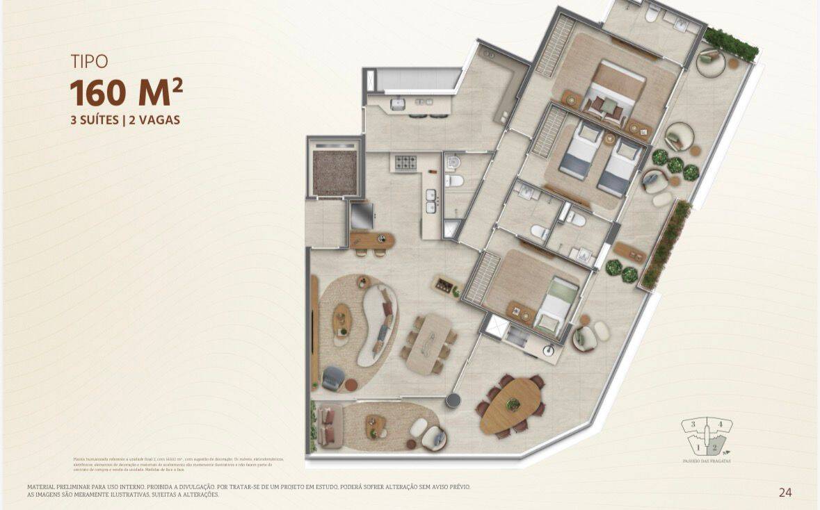 Apartamento, 3 quartos, 160 m² - Foto 25