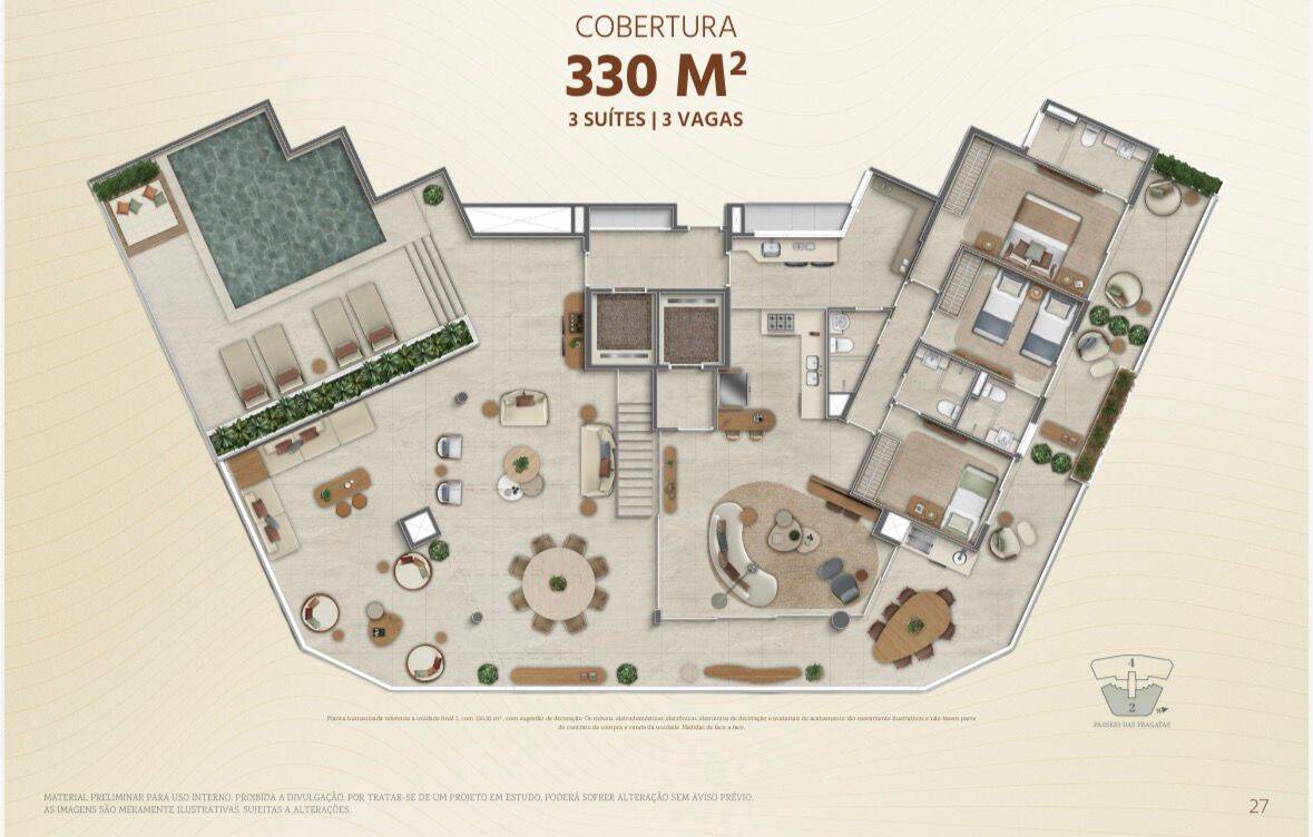 Apartamento, 3 quartos, 160 m² - Foto 28